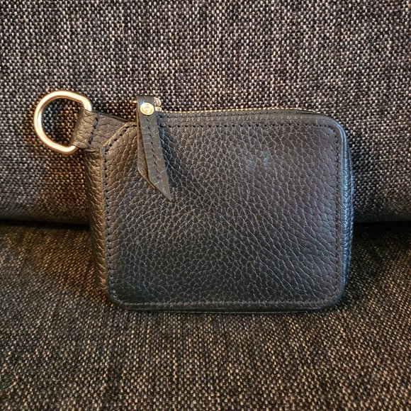 Abercrombie & Fitch Leather Mini Wallet with Zipper - Picture 1 of 7